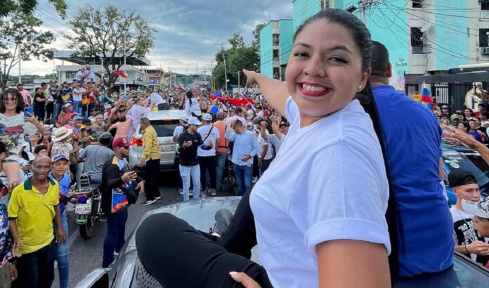 María Oropeza inició gira en Portuguesa para organizar histórico recibimiento a María Corina Machado (VIDEO)
