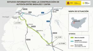 Más de 550 millones para acabar con uno de los puntos negros de la N-432: la autovía Badajoz-Zafra, más cerca