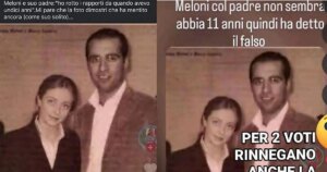 Meloni y la falsa foto con el ‘padre’: la verdad tras la imagen con que la acusan de mentir sobre su infancia