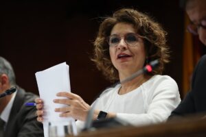 Montero acusa al PP de utilizar la comisión de la SEPI para «apartarla» de la campaña andaluza por intereses electorales | europapress.es