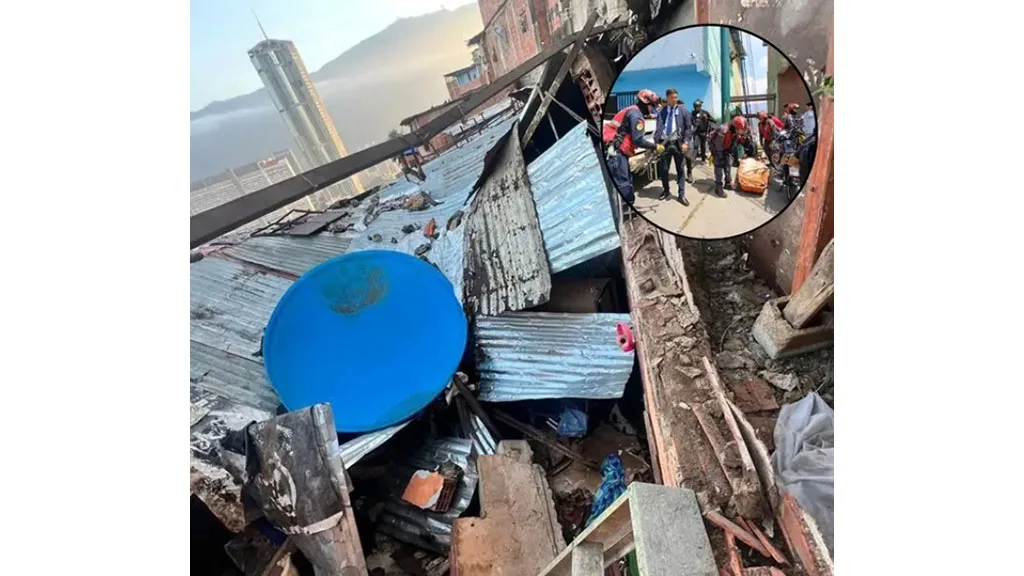 Muere mujer al caer tanque de agua sobre el techo de su vivienda