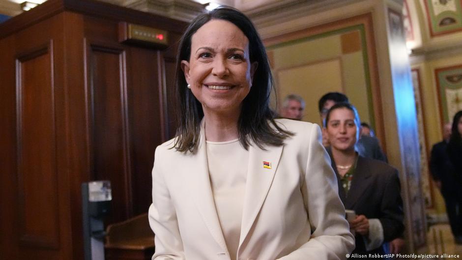 Opositora venezolana Machado busca en España nuevos aliados