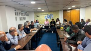 Plataforma Unitaria se reunió con el CNP y Sntp para presentar hoja de ruta de la transición