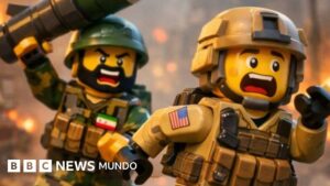 «Poderosa propaganda»: la BBC habla con el hombre que está usando la IA para hacer videos para Irán con la estética de Lego