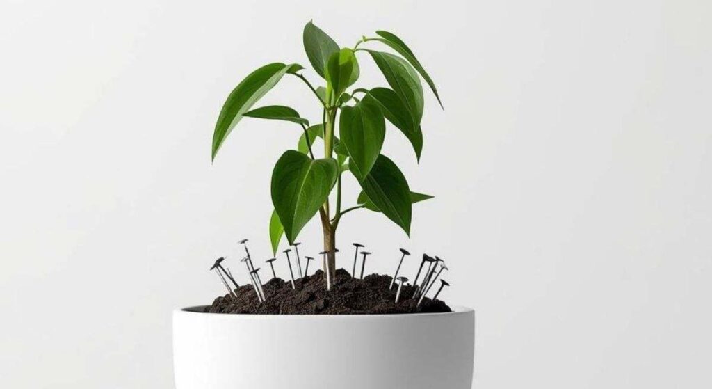 Poner clavos de metal en las macetas de las plantas: para qué sirve y por qué lo recomiendan