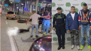 Riña en Manizales: hombre queda inconsciente en violenta pelea
