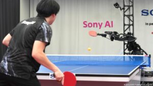 Robot de Sony vence a jugadores élite en tenis de mesa