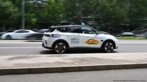 Robotaxis chinos se quedan varados por «fallo técnico»