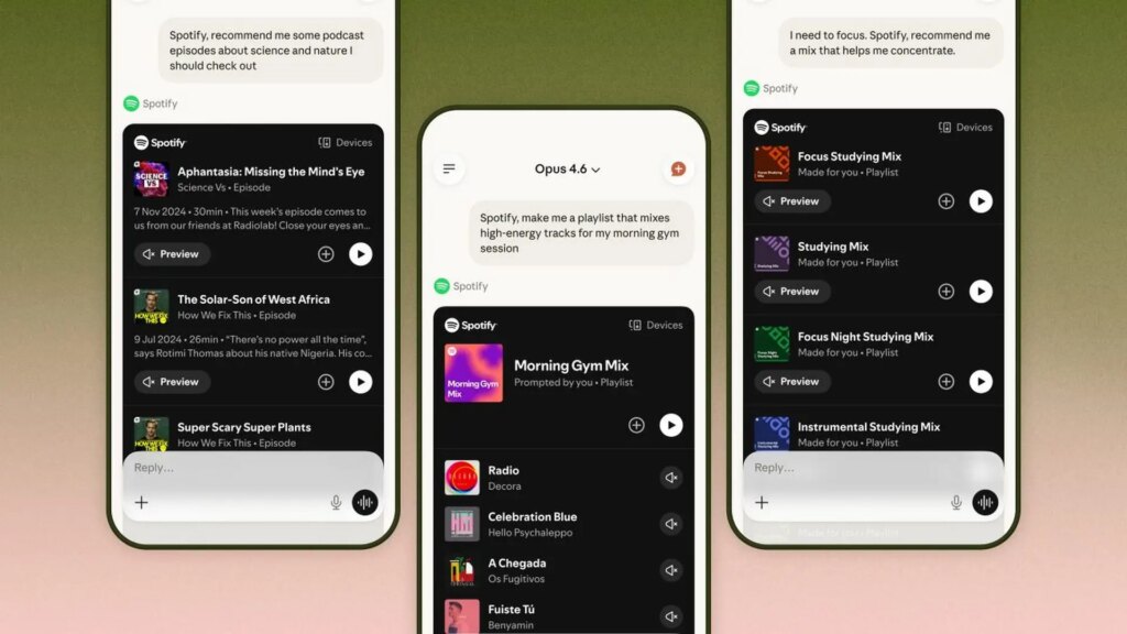 Spotify llega a Claude: recomendaciones y playlists con IA