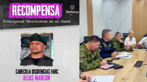 Sube la recompensa por alias ‘Marlon’ a $ 5.000 millones: lo señalan de ser uno de los cerebros de los recientes atentados en Cauca