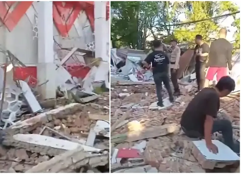 Terremoto de magnitud 7,4 en Indonesia dejó al menos un muerto y generó alerta de tsunami (VIDEO)