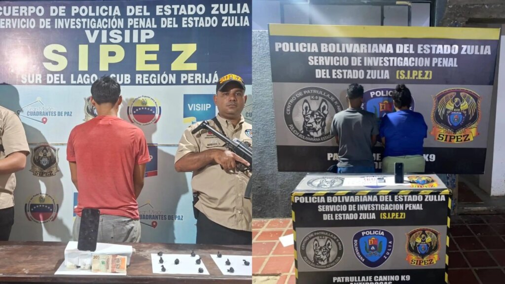 Tres detenidos en Maracaibo y Colón por "narcomenudeo"