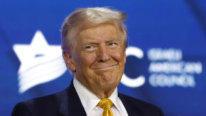 Trump: «Si tuvieran otro presidente, no tendrían a Israel»
