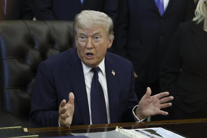 Trump dice que "nunca debería permitirse a nadie utilizar un arma nuclear"