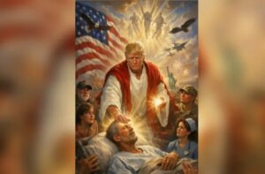Trump elimina polémica foto en la que aparecía como Jesús