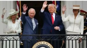 Trump recibe a Carlos III y Camila en una ceremonia de honor