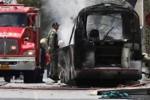 Un ataque con explosivos contra un batallón en la ciudad de Cali