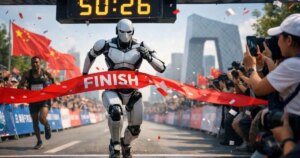 Un robot humanoide corre 21 km en 50:26 y supera el récord humano mundial… pero hay un detalle clave en su victoria