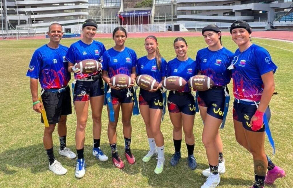 Venezuela hace historia con su primera selección femenina sub-17 de flag football