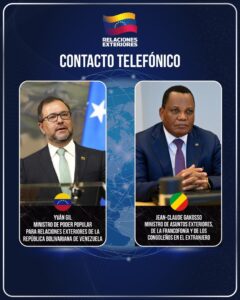 Venezuela y la República del Congo trabajan en nuevas áreas