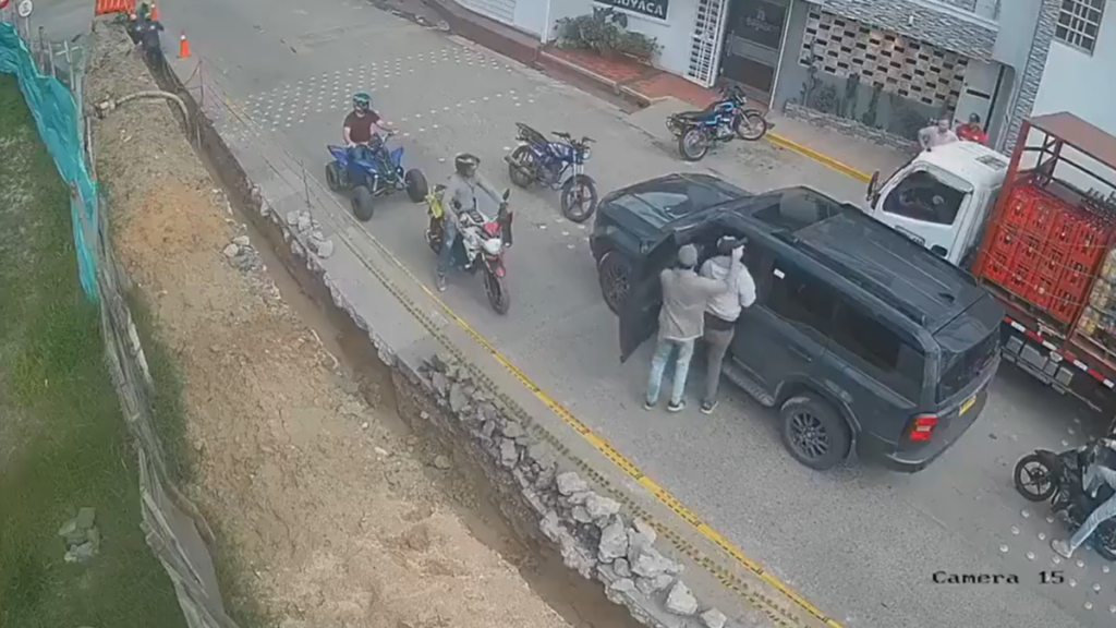 Video del momento exacto del secuestro de ingeniero Nadín Ortiz y su hermano en Ocaña; ocurrió a 300 metros de un batallón del Ejército