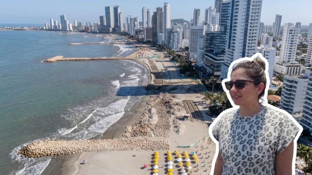 Viral: turistas chilenos denuncian en video el acoso de vendedores informales en las playas de Bocagrande