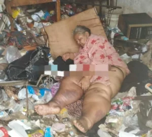 Viviendo entre ruinas y desechos: Rescatan a abuela abandonada en Miguel Peña