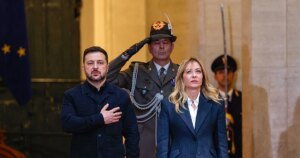 Zelenski llega a Roma para recibir el «apoyo sin reservas» de Giorgia Meloni