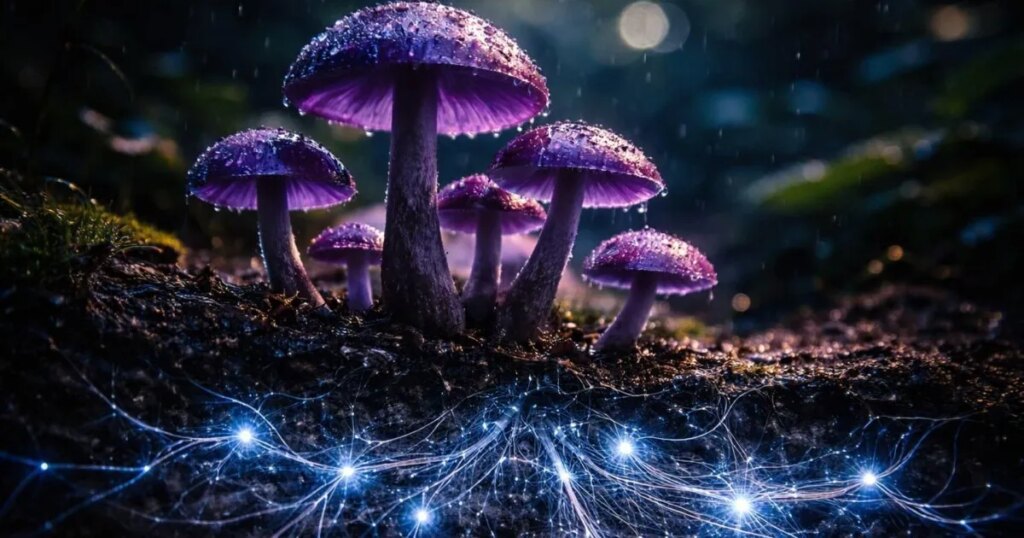 descubren cómo "chismorrean" los hongos mediante señales eléctricas tras la lluvia