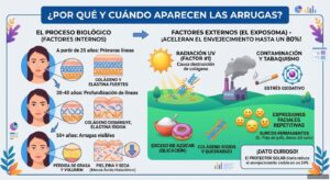 ¿Porqué y cuando comienzan a salir las arrugas? Tips para reducir las arrugas!