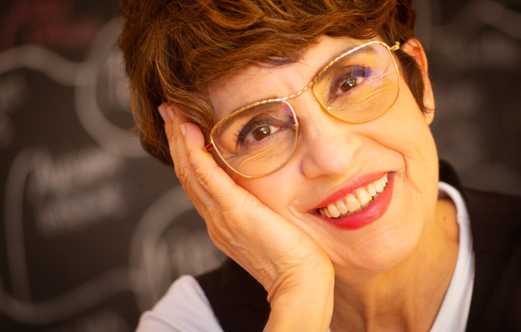 Adriana Ozores, en el teatro de La Abadía, en Madrid.