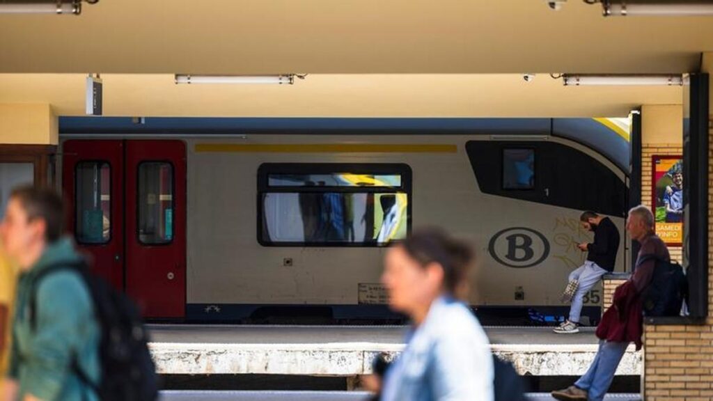 Tren en Bélgica.
