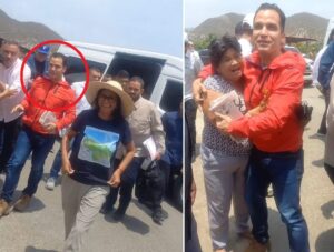 Alexander Granko Arteaga reapareció durante un mitin de Delcy Rodríguez (VIDEO)
