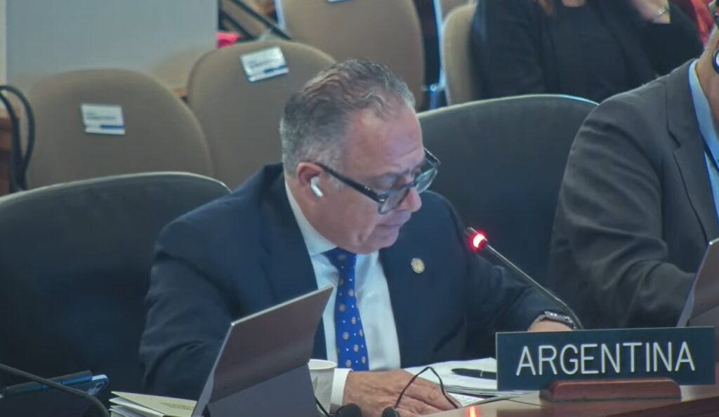 Argentina insta a la OEA a promover iniciativas concretas para restituir la democracia en Venezuela