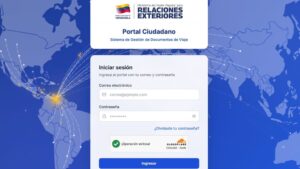 Cancillería activa plataforma digital para tramitar documento electrónico de viaje