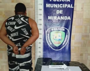 Capturan a sujeto con presunta cocaína en Miranda 