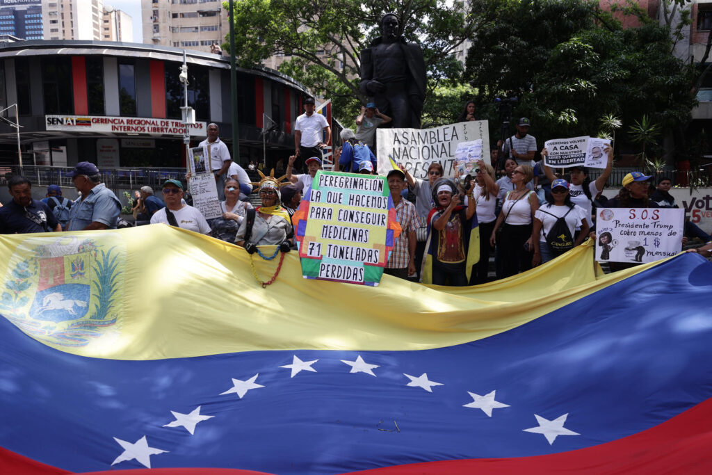 Coalición Sindical convocó una marcha a la Embajada de EEUU en Caracas para exigir transición (VIDEO)