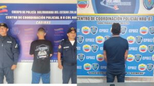 Cpbez detiene a dos hombres por violencia contra la mujer