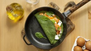 Crepes de espinacas, una receta saludable, diferente y económica