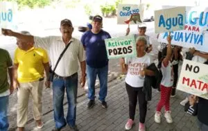 Cuatro meses sin servicio de agua en Agua Viva desatan protestas