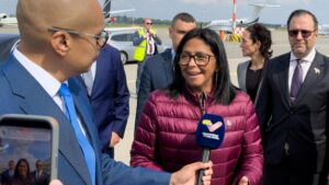 DELCY RODRÍGUEZ | Delcy Rodríguez defiende desde La Haya la «soberanía venezolana» sobre el Esequibo, territorio de Guyana | elperiodico.com