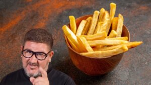 Dani García, chef Michelin, sobre cuándo echar la sal a las patatas fritas: «Justo al sacarlas del aceite, cuando están bien calientes»