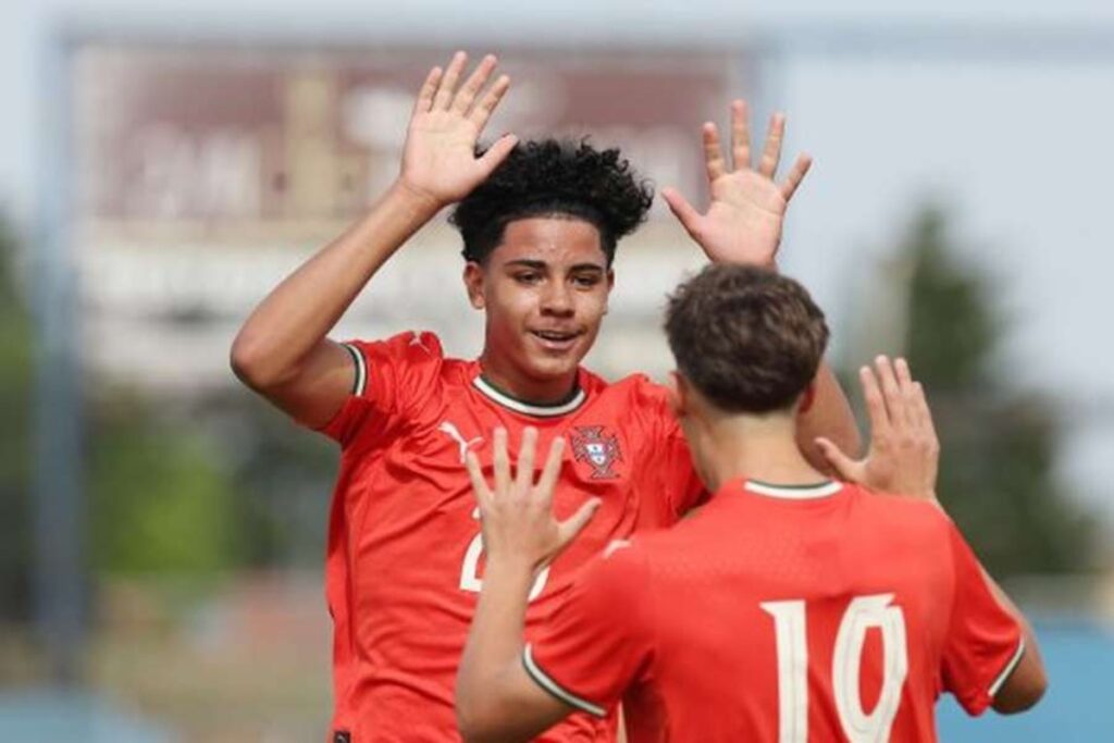 De tal palo, tal astilla: Cristiano Ronaldo Jr. selló doblete en el triunfo de Portugal Sub-16 sobre Grecia