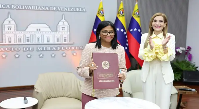 Delcy Rodríguez presenta balance de la Ley de Amnistía