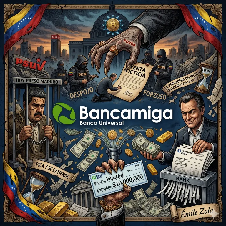 Delincuencia organizada está en el gobierno. Caso Bancamiga