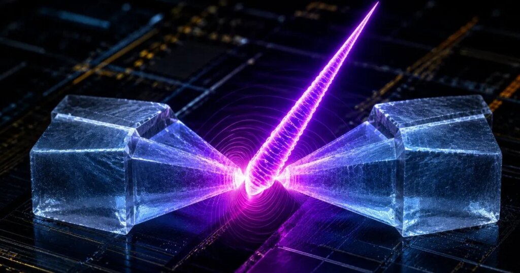 Descubren extrañas ondas con forma de narval que atrapan luz más allá de los límites de la física y podrían transformar los chips fotónicos