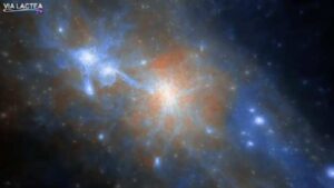 Destrucción de discos galácticos por choque entre galaxias