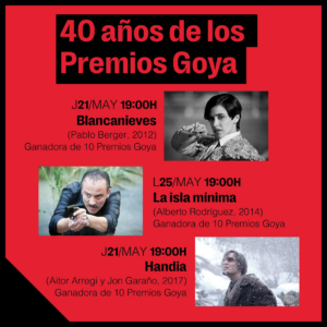 Disfruta del ciclo ‘40 años de Los Premios Goya’ en la Academia de Cine