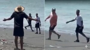 Dramático momento en que secuestran a un padre y su hijo cuando estaban de turistas en Bazán Bocana, Buenaventura: un cuerpo fue encontrado