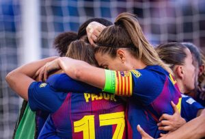 El Barça arrolla al OL para sumar su cuarta Champions | europapress.es